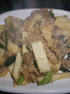 山芋と豚肉の焼肉のタレ炒め-レシピのメイン写真