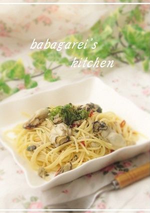 大葉香る✤牡蠣のペペロンチーノ-レシピのメイン写真