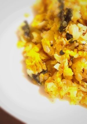 コンビニおにぎりで超簡単チャーハン！-レシピのメイン写真