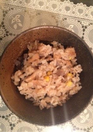 芽ひじきとコーンの五目ご飯-レシピのメイン写真