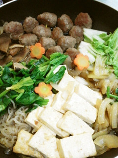 肉団子のすき焼き風-レシピのメイン写真