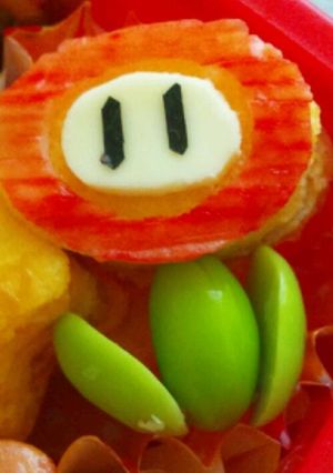 マリオのフラワー☆キャラ弁のおかず-レシピのメイン写真