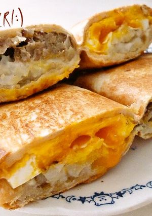 半熟卵のホットサンド-レシピのメイン写真