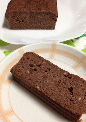 酒かすとおからのココアケーキ-レシピのメイン写真