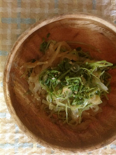 さっぱり豆苗と玉ねぎのおひたし-レシピのメイン写真