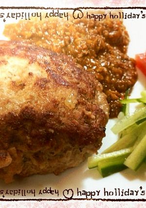 ポテト&チーズｉｎハンバーグ♪-レシピのメイン写真