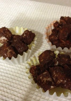 チョコの山風簡単ラスク-レシピのメイン写真