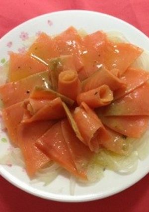 さっぱりサーモンマリネ-レシピのメイン写真