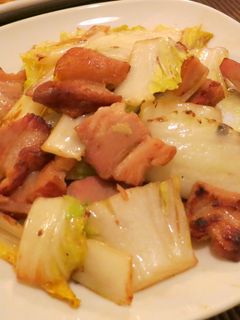 チャーシューと白菜の炒め物-レシピのメイン写真