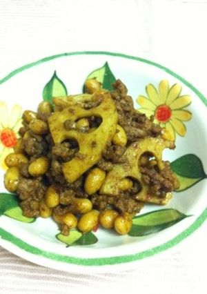 しゃきしゃき蓮根入りの肉味噌＊-レシピのメイン写真