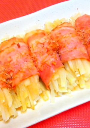 レンジで簡単！大根のベーコン巻き-レシピのメイン写真