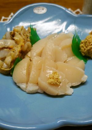 我が家の ほたての刺身-レシピのメイン写真