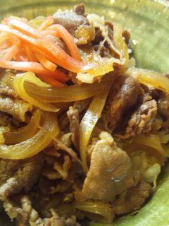 手作りだしの牛丼-レシピのメイン写真