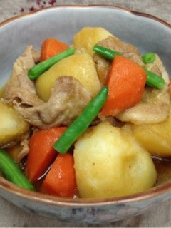 **圧力鍋でホクホク肉じゃが**-レシピのメイン写真