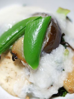 色々野菜の炒め物山芋とろろかけ-レシピのメイン写真