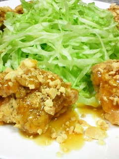 ピーナッツソースでウマウマ♡鶏の唐揚げ-レシピのメイン写真