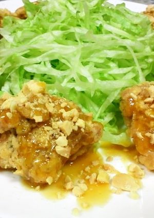 ピーナッツソースでウマウマ♡鶏の唐揚げ-レシピのメイン写真