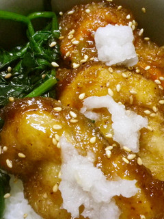 ほたて唐揚げ甘酢ソース丼-レシピのメイン写真