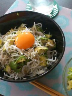 超簡単☆アボカドしらす丼-レシピのメイン写真