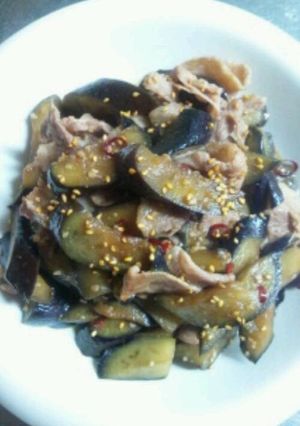 茄子と豚肉のニンニク醤油炒め-レシピのメイン写真