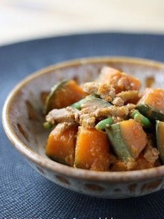 豚肉とカボチャの甘辛おかず-レシピのメイン写真