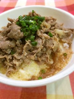 牛しぐれ煮の山かけ丼☆-レシピのメイン写真