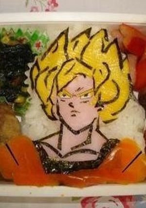 キャラ弁　サイヤー人-レシピのメイン写真