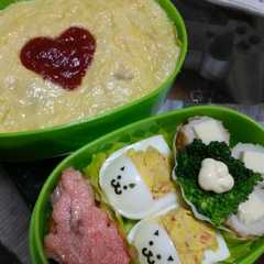 รูปของ 旦那ｸﾝ弁当:和風ｵﾑ