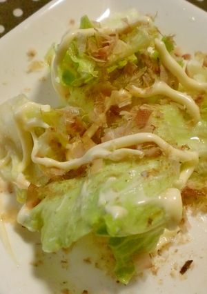 かつお節パラパラ♪簡単レタスのサラダ-レシピのメイン写真