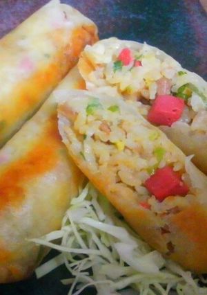 チャーハン春巻き-レシピのメイン写真