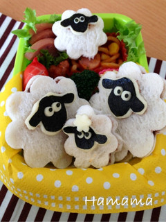 ひつじのショーン♪キャラ弁-レシピのメイン写真