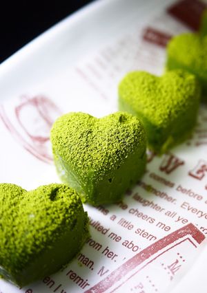 バレンタイン♡レンジで簡単♪抹茶生チョコ-レシピのメイン写真