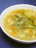 ヘルシー☆長ネギと春雨の酸辣湯（麺）