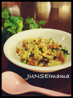 こまつなっとうチャーハン☆-レシピのメイン写真