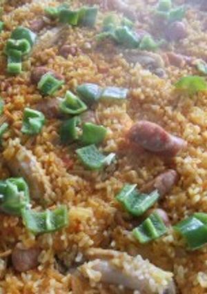 ホットプレートで簡単カレーパエリア-レシピのメイン写真