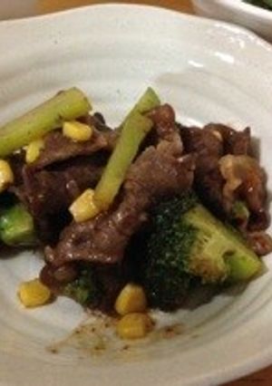 牛肉とブロッコリーの中華炒め-レシピのメイン写真