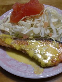 鮭のカレーマヨソース-レシピのメイン写真