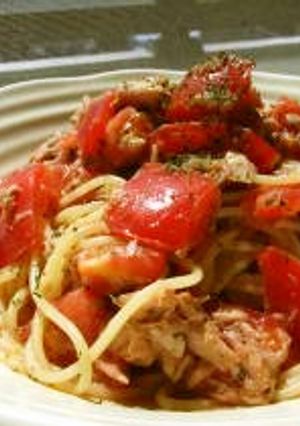 爽！深！辛！完熟トマトの盛夏冷パスタ♪-レシピのメイン写真