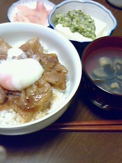 豚の照り焼き丼-レシピのメイン写真