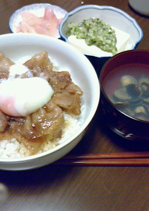 豚の照り焼き丼-レシピのメイン写真