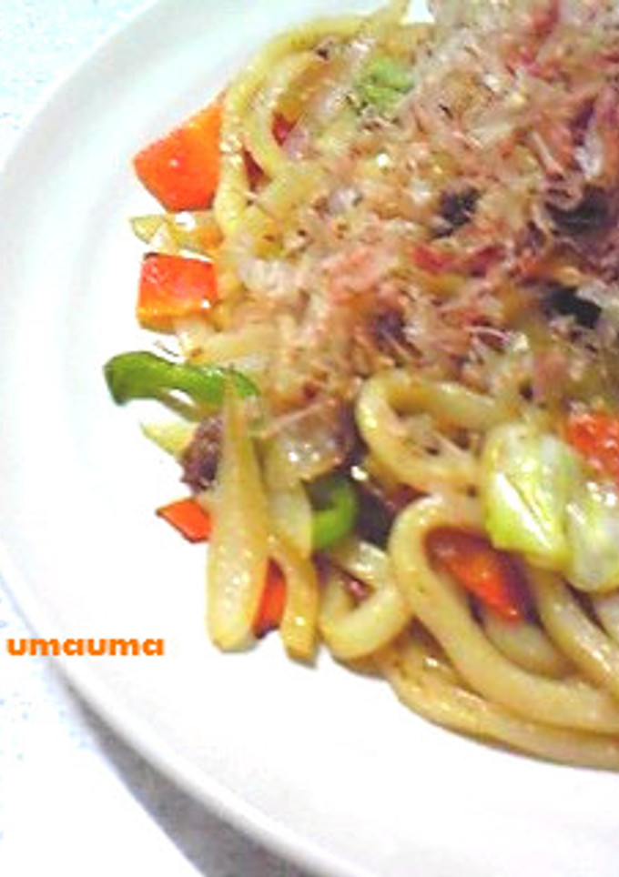 簡単！美味しい焼きうどん-レシピのメイン写真