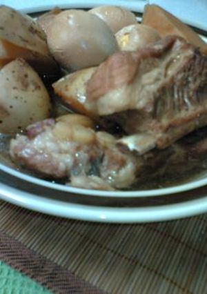 **スペアリブDEゴチソウ肉じゃが**-レシピのメイン写真