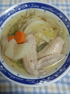鶏手羽スープ-レシピのメイン写真