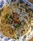 なめこと茸のパスタ（オイルソース）