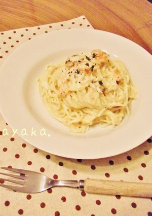サーモンの酒粕クリームパスタ♡-レシピのメイン写真
