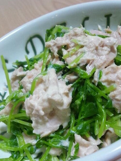 豆苗のシーチキンマヨ-レシピのメイン写真