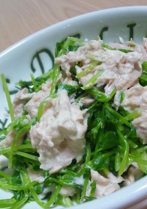 豆苗のシーチキンマヨ-レシピのメイン写真