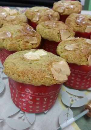 HMで簡単☆抹茶ホワイトチョコマフィン-レシピのメイン写真