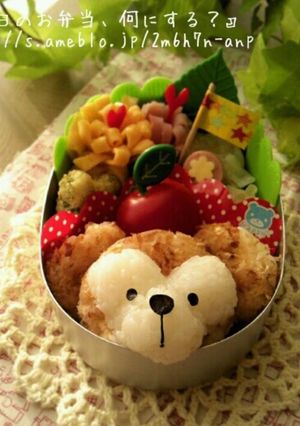簡単！可愛い♪キャラ弁当☆ダッフィー-レシピのメイン写真