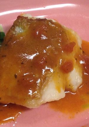 白身魚のトマトクリームソース-レシピのメイン写真